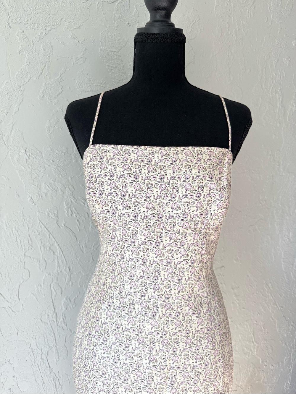 Ann Taylor Y2K Vintage 100% Silk Floral Dress